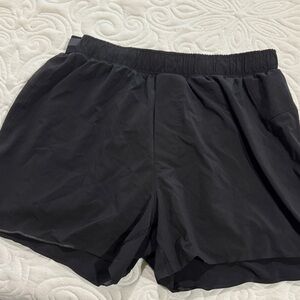 lululemon black athletic shorts, men’s, size small w/liner